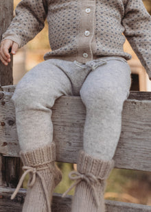  Cashmere Footless Leggings | Grey Dawn