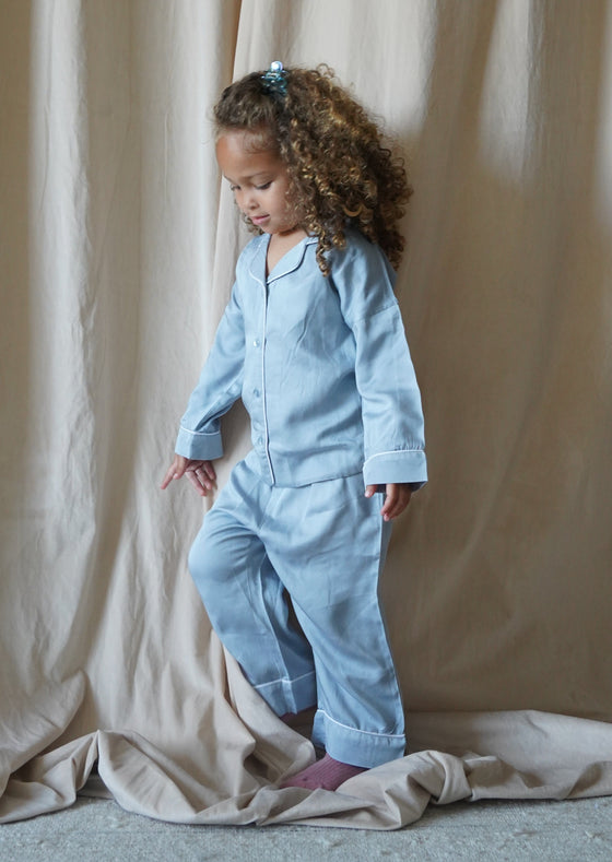 Two-Piece Pajamas Set | Cloud Blue