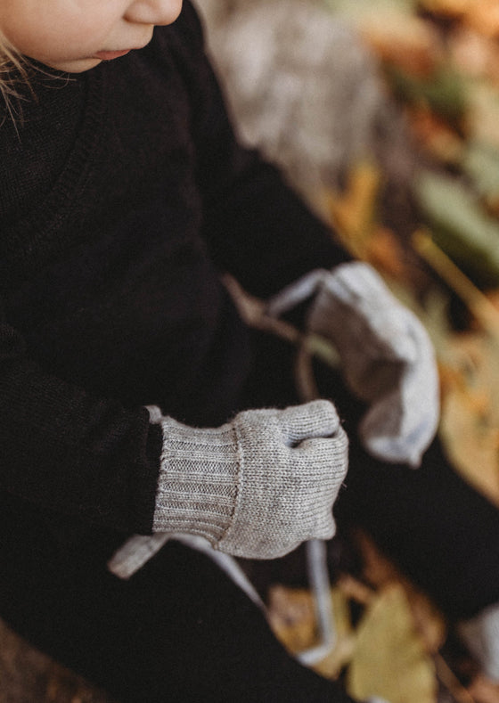 Cashmere & Merino Wool Gloves | Grey Merle