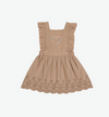 Chloé | Corduroy Cotton Anglaise Dress | Wistful Mauve