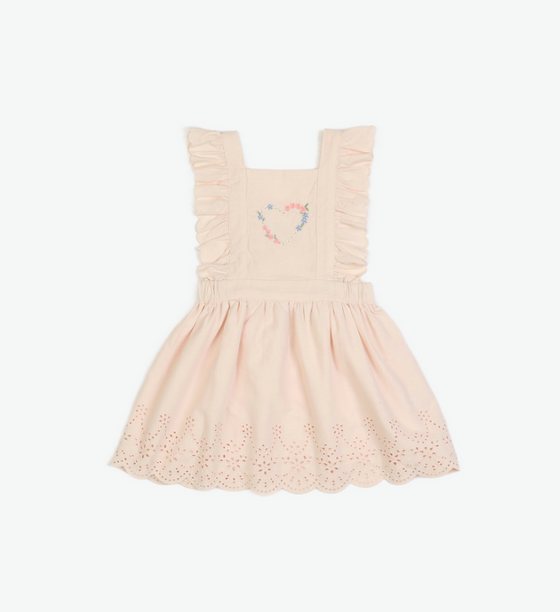 Chloé | Corduroy Cotton Anglaise Dress | Primrose