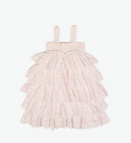 Amélie | Muslin Cotton Anglaise Dress | Primrose